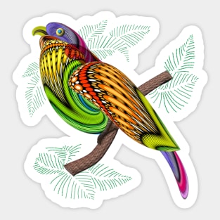 Bird Of Fortune Sticker